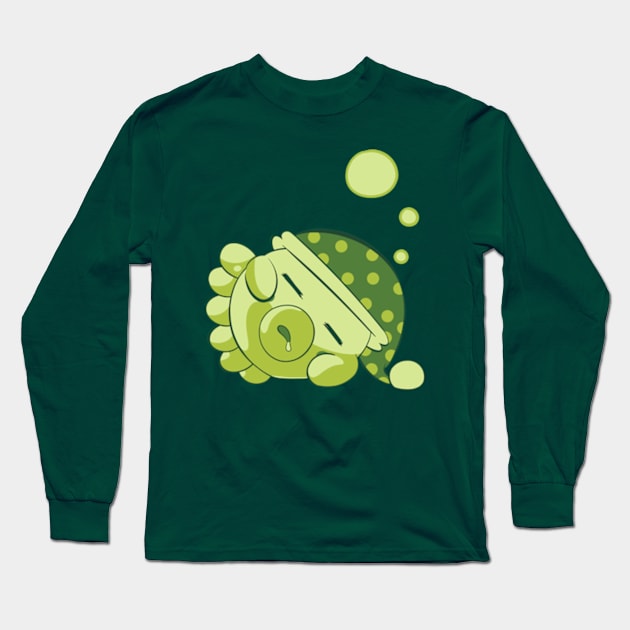 Sleepy Tako Long Sleeve T-Shirt by tastelesssandwiches